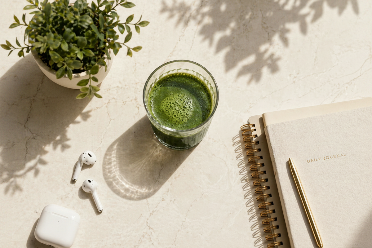 One scoop. 23 organic superfoods. No prep, no cleanup, no excuses.