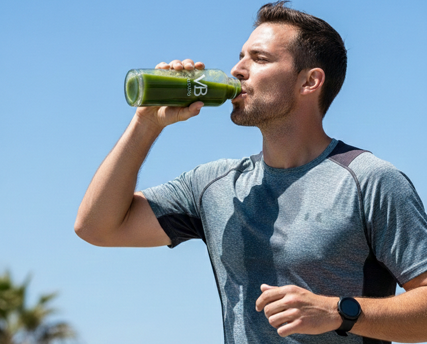 One scoop. 23 organic superfoods. No prep, no cleanup, no excuses.